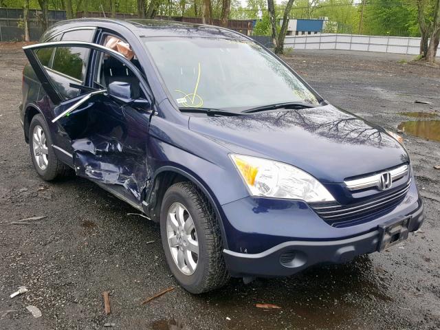 JHLRE48727C061699 - 2007 HONDA CR-V EXL BLUE photo 1