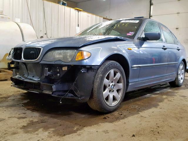 WBAEU33474PF61724 - 2004 BMW 325 XI BLUE photo 2