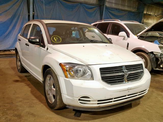 1B3HB48B18D508137 - 2008 DODGE CALIBER SX WHITE photo 1