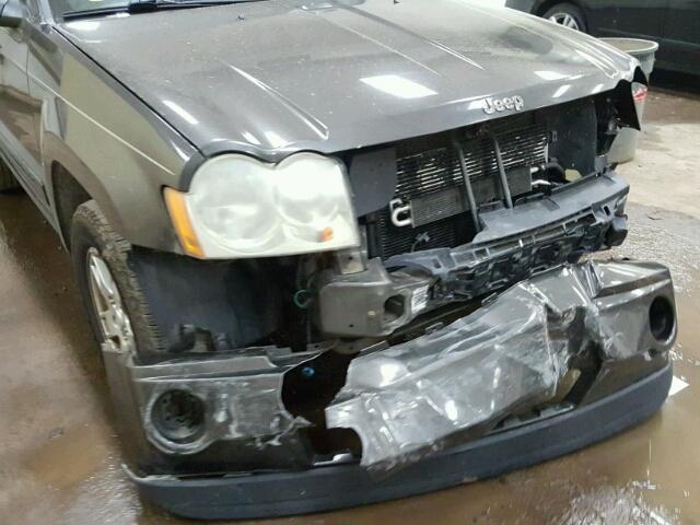 1J4GR48K66C174724 - 2006 JEEP GRAND CHER GRAY photo 9