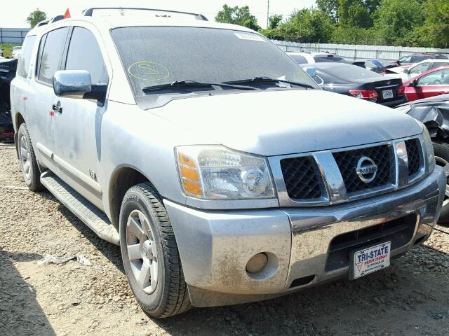 5N1AA08AX5N713699 - 2005 NISSAN ARMADA SE SILVER photo 1