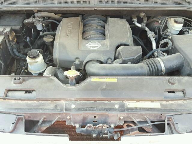 5N1AA08AX5N713699 - 2005 NISSAN ARMADA SE SILVER photo 7