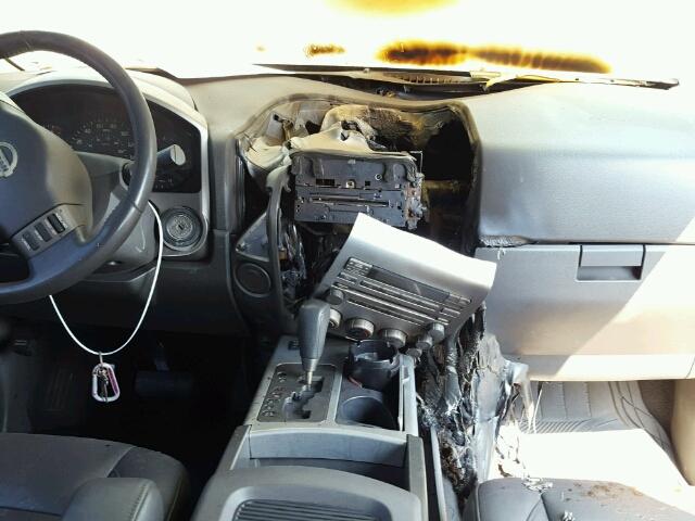 5N1AA08AX5N713699 - 2005 NISSAN ARMADA SE SILVER photo 9