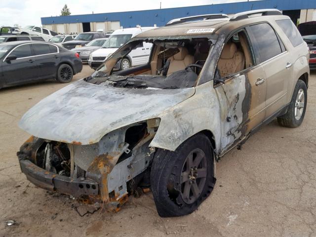 5GZEV23728J147517 - 2008 SATURN OUTLOOK XR ოქროსფერი ფოტო 2