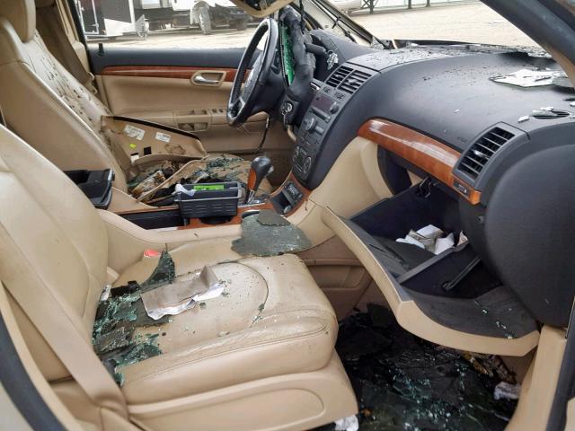 5GZEV23728J147517 - 2008 SATURN OUTLOOK XR ოქროსფერი ფოტო 5