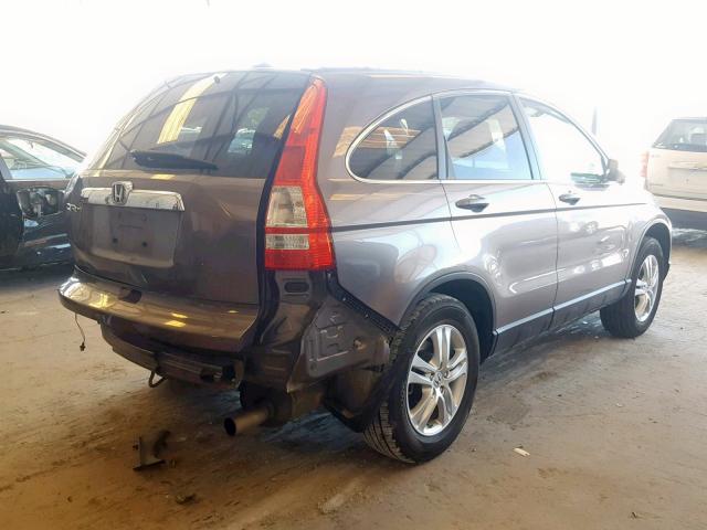 5J6RE3H77BL034749 - 2011 HONDA CR-V EXL GRAY photo 4