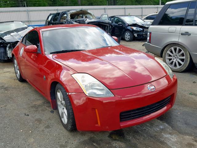 JN1AZ34D73T107965 - 2003 NISSAN 350Z COUPE RED photo 1