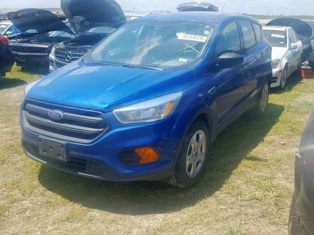 1FMCU0F74HUB42518 - 2017 FORD ESCAPE S BLUE photo 2