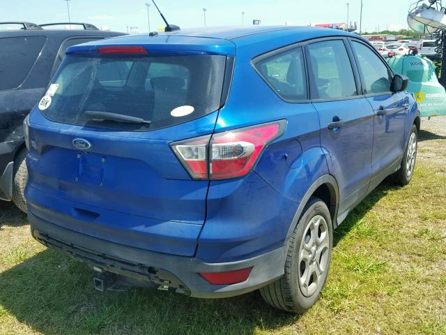 1FMCU0F74HUB42518 - 2017 FORD ESCAPE S BLUE photo 4