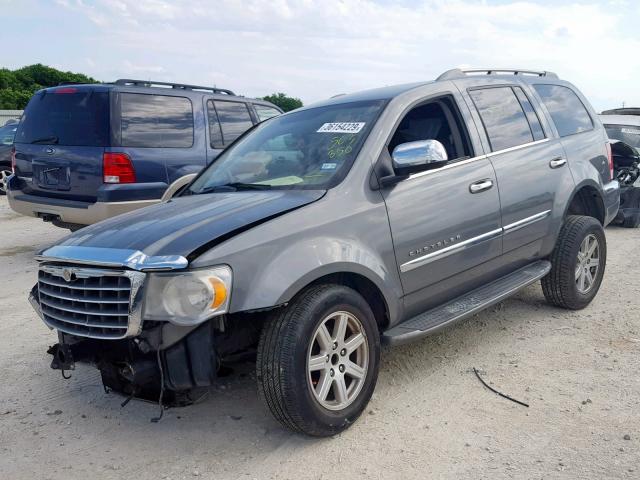 1A8HX58257F503850 - 2007 CHRYSLER ASPEN LIMI GRAY photo 2