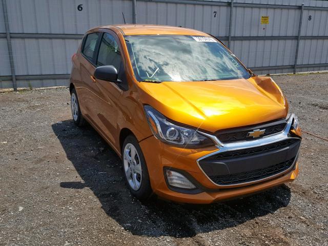 KL8CB6SA5KC726477 - 2019 CHEVROLET SPARK LS ORANGE photo 1