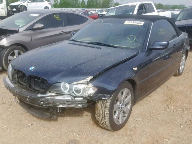 WBABW33446PX84817 - 2006 BMW 325 CI BLACK photo 2