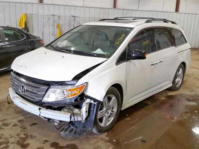 5FNRL5H9XDB021380 - 2013 HONDA ODYSSEY TO WHITE photo 2