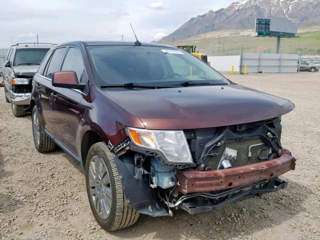 2FMDK4KC7ABB45932 - 2010 FORD EDGE LIMIT BROWN photo 1