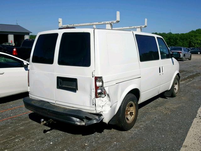 1GCDL19W51B107508 - 2001 CHEVROLET ASTRO WHITE photo 4