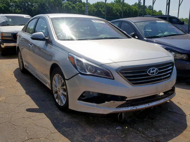 5NPE34AF3FH028975 - 2015 HYUNDAI SONATA SPO SILVER photo 1