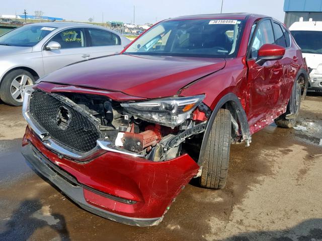 JM3KFBDM6J0423626 - 2018 MAZDA CX-5 GRAND RED photo 2