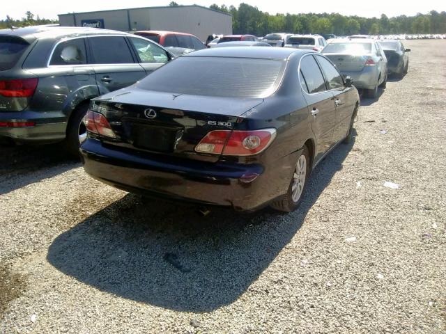 JTHBF30G025029914 - 2002 LEXUS ES 300 BLACK photo 4