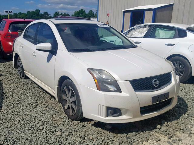 3N1AB6AP0CL769797 - 2012 NISSAN SENTRA 2.0 WHITE photo 1