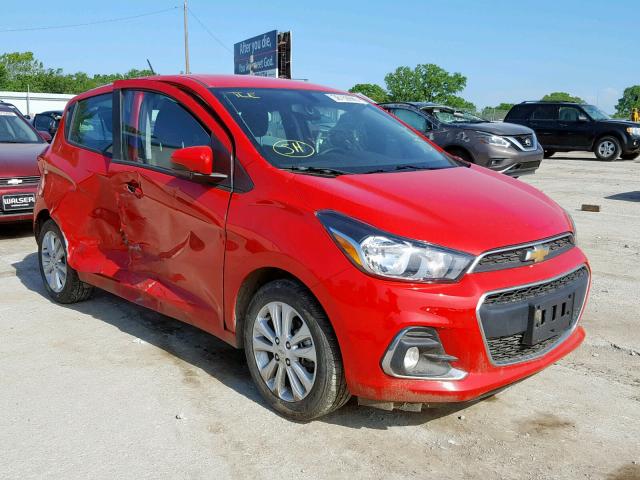 KL8CD6SA2JC450106 - 2018 CHEVROLET SPARK 1LT RED photo 1