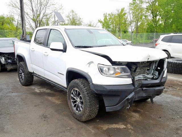 1GCGTEEN3J1267183 - 2018 CHEVROLET COLORADO Z WHITE photo 1
