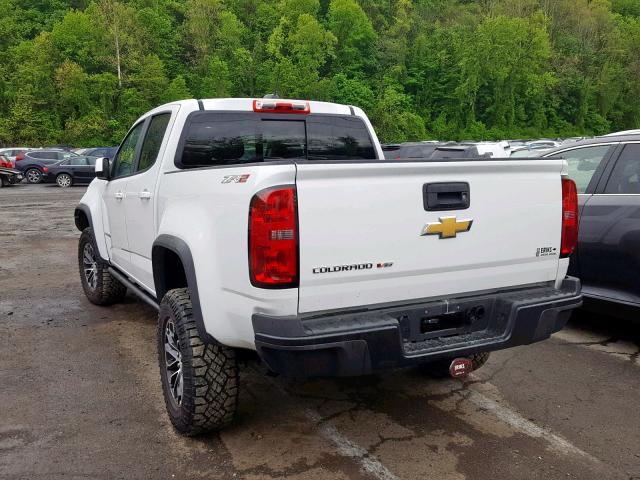 1GCGTEEN3J1267183 - 2018 CHEVROLET COLORADO Z WHITE photo 3