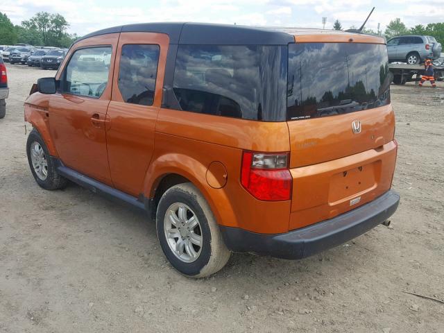 5J6YH287X6L015728 - 2006 HONDA ELEMENT EX ORANGE photo 3