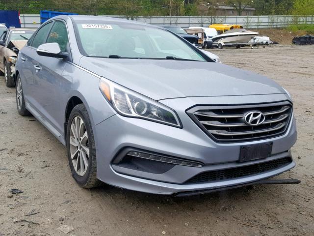 5NPE34AFXGH433278 - 2016 HYUNDAI SONATA SPO GRAY photo 1