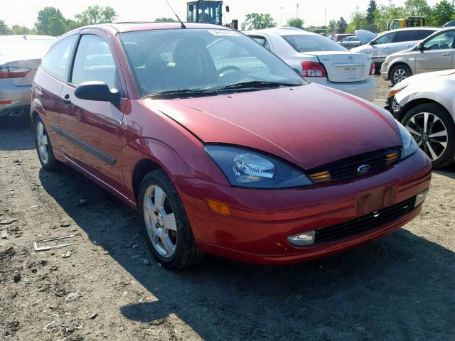 3FAFP31333R105741 - 2003 FORD FOCUS ZX3 RED photo 1