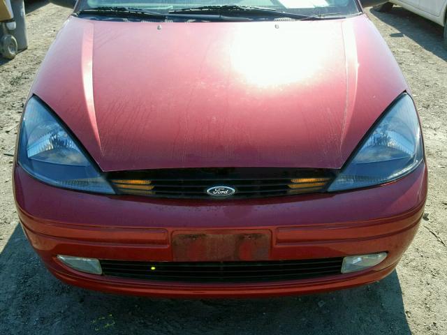 3FAFP31333R105741 - 2003 FORD FOCUS ZX3 RED photo 7