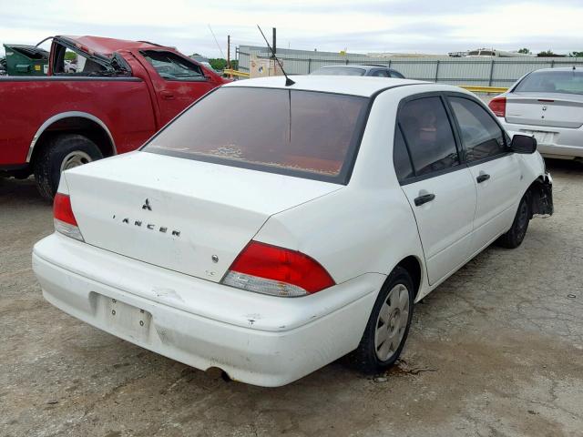 JA3AJ26E13U009012 - 2003 MITSUBISHI LANCER ES WHITE photo 4