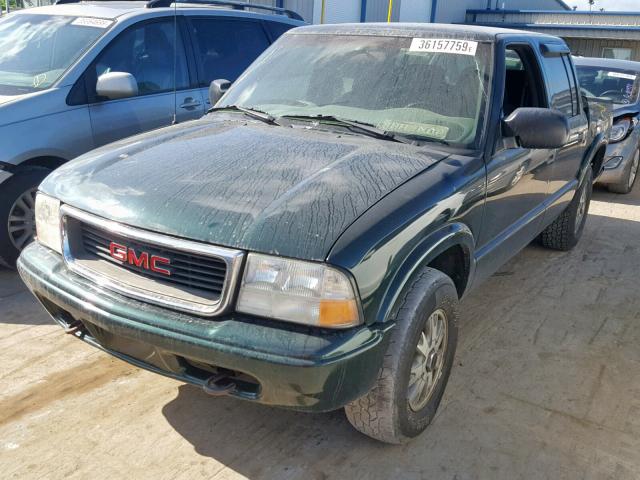 1GTDT13X33K115823 - 2003 GMC SONOMA GREEN photo 2