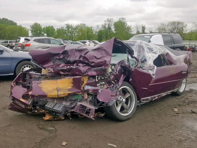 1G1FP23E1NL169466 - 1992 CHEVROLET CAMARO RS PURPLE photo 2