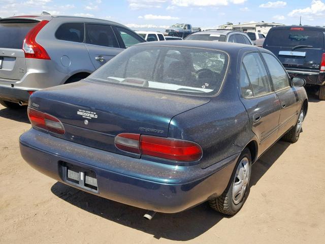 1Y1SK5265VZ457435 - 1997 GEO PRIZM BASE GREEN photo 4