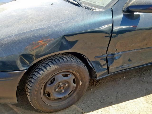 1Y1SK5265VZ457435 - 1997 GEO PRIZM BASE GREEN photo 9