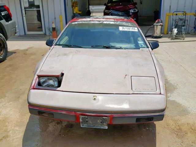 1G2AF37R4EP323883 - 1984 PONTIAC FIERO SE RED photo 9