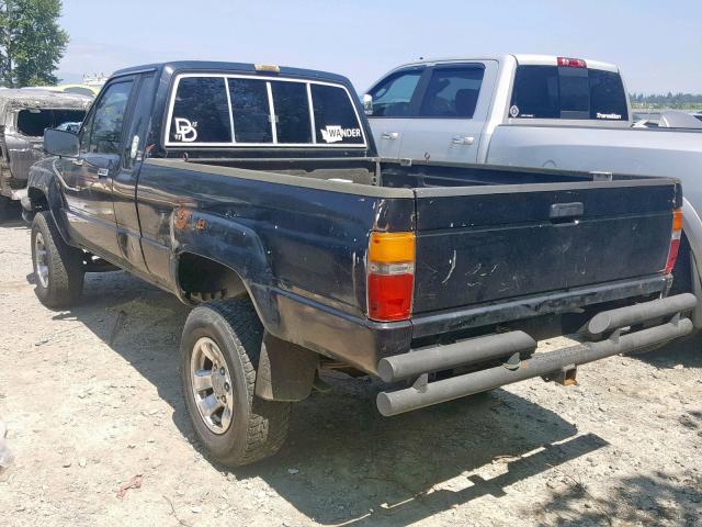 JT4RN67S3G0006145 - 1986 TOYOTA PICKUP XTR BLACK photo 3