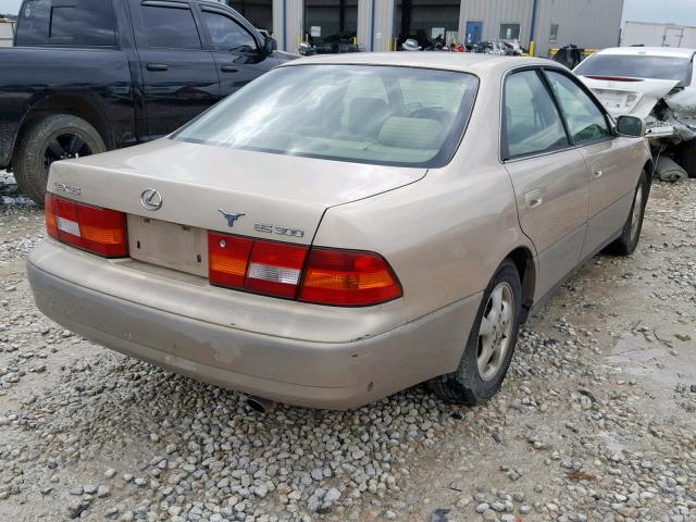 JT8BF28G0X0163065 - 1999 LEXUS ES 300 TAN photo 4