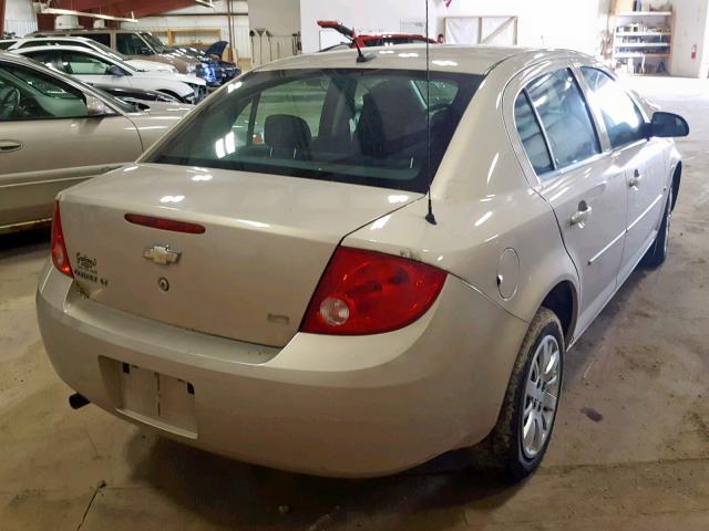 1G1AL58H697124497 - 2009 CHEVROLET COBALT LT SILVER photo 4