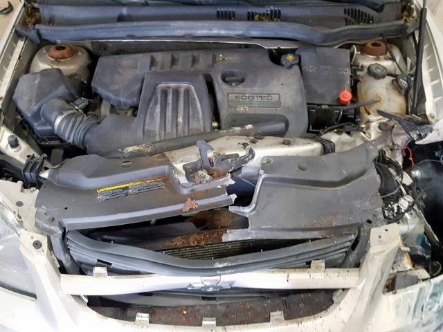 1G1AL58H697124497 - 2009 CHEVROLET COBALT LT SILVER photo 7