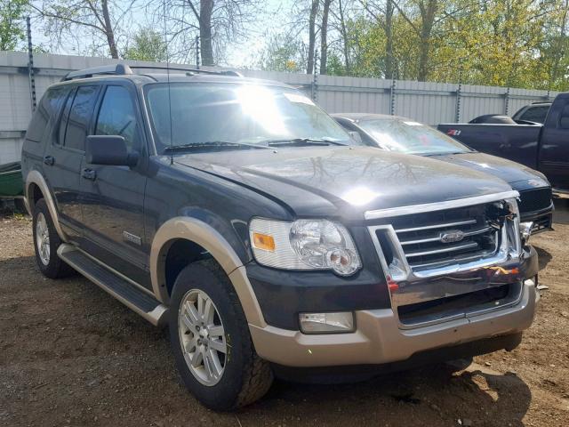 1FMEU74E97UB29491 - 2007 FORD EXPLORER E GRAY photo 1