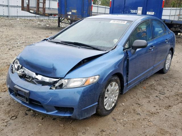 2HGFA1F3XBH533472 - 2011 HONDA CIVIC VP BLUE photo 2