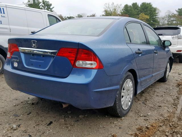 2HGFA1F3XBH533472 - 2011 HONDA CIVIC VP BLUE photo 4