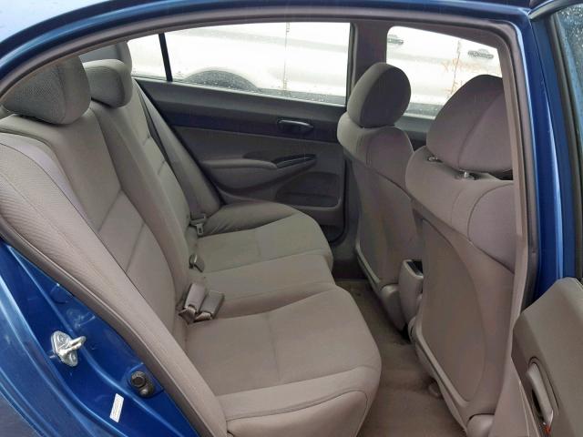 2HGFA1F3XBH533472 - 2011 HONDA CIVIC VP BLUE photo 6