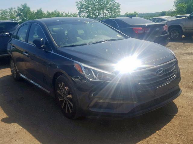 5NPE34AF4GH366970 - 2016 HYUNDAI SONATA SPO BLACK photo 1