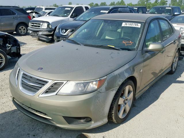 YS3FB49Y881111625 - 2008 SAAB 9-3 2.0T GREEN photo 2