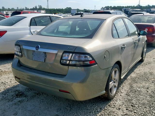 YS3FB49Y881111625 - 2008 SAAB 9-3 2.0T GREEN photo 4