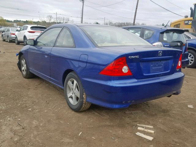 1HGEM22964L079956 - 2004 HONDA CIVIC EX  photo 3