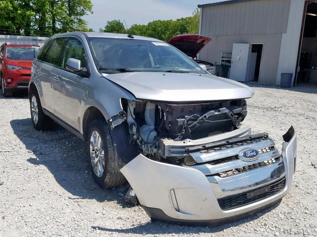 2FMDK3JC2DBA33118 - 2013 FORD EDGE SEL SILVER photo 1