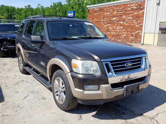 1FMEU64E38UA67095 - 2008 FORD EXPLORER E BROWN photo 1